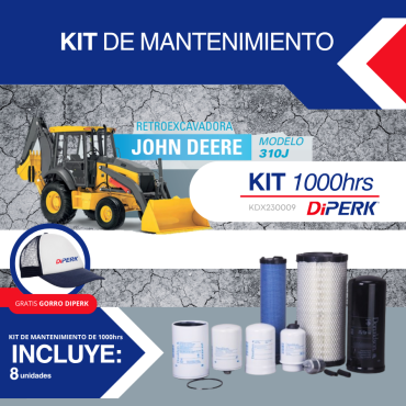 Kit de mantenimiento 1000hrs Retroexcavadora John Deere 310J