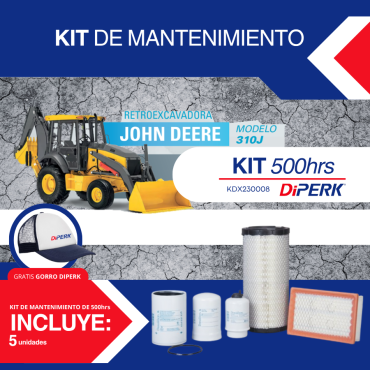 Kit de mantenimiento 500hrs Retroexcavadora John Deere 310J