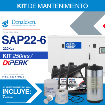 KIT DE MANTENIMIENTO P22 Donaldson 250 horas